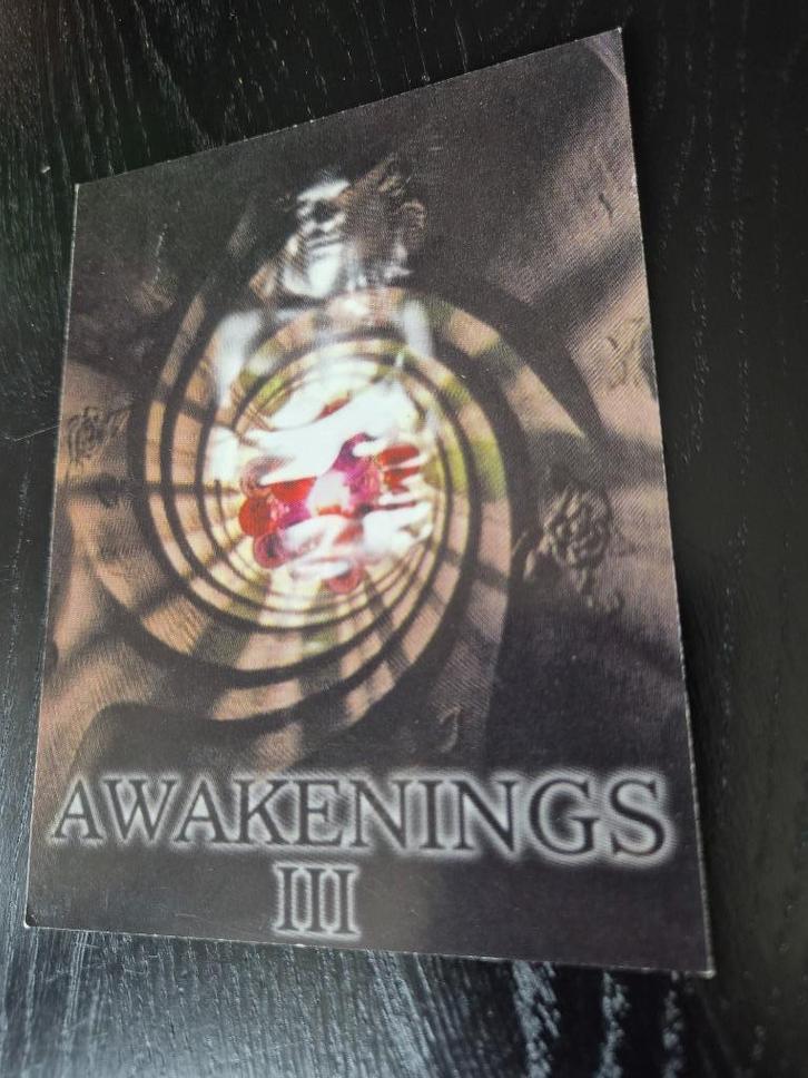 AWAKENINGS 3 flyer jaren 90 house techno westergasfabriek, Verzamelen, Overige Verzamelen, Zo goed als nieuw, Ophalen of Verzenden