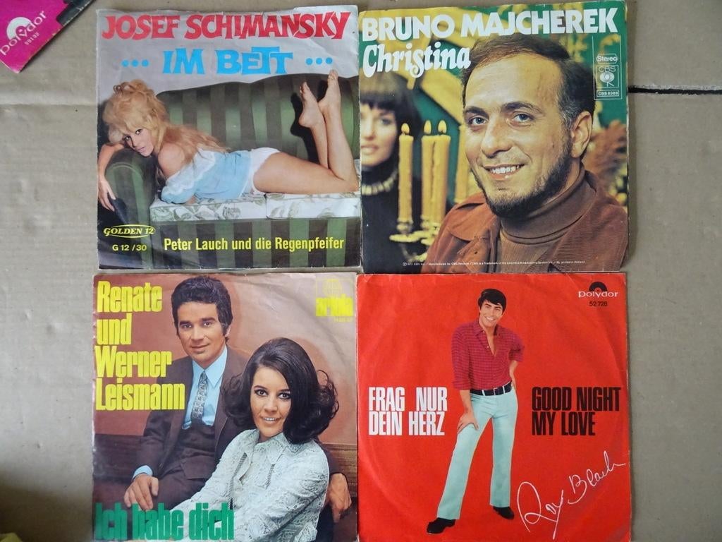 Vintage singles collectie van 25 vintage singles Duitstalig, Cd's en Dvd's, Vinyl Singles, Gebruikt, Overige genres, 7 inch, Single