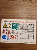 206 Zelfklevende Brandpreventietekens Picto's stickers, Ophalen of Verzenden, Gebruikt, Overige typen