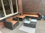 Mooie Wicker Loungeset, Ophalen, 4 zitplaatsen, Zo goed als nieuw, Loungeset