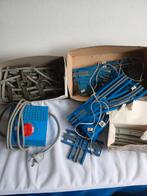 Lego trein treinrails blauw grijs, Ophalen of Verzenden, Gebruikt, Losse stenen, Lego