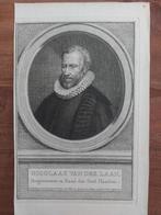 3 / Nicolaas van der Laan burgemeester van Haarlem, Antiek en Kunst, Ophalen of Verzenden