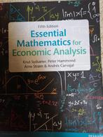 Essential Mathematics for Economic Analysis, Boeken, Knut Sydsæter, Peter Hammond, Arne Strøm en Andrés Carvajal, Economie, Ophalen of Verzenden