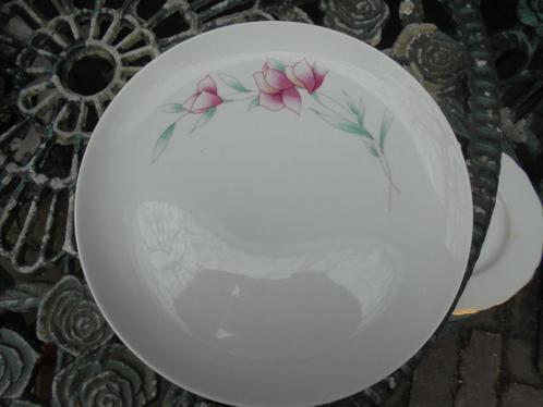 6 x Dinerbord Jarolina met roze bloem, Antiek en Kunst, Antiek | Servies los, Ophalen of Verzenden
