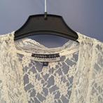 Donna Due Venducci lange kanten gilet vestje kimono XL 49111, ., Wit, Maat 46/48 (XL) of groter, Ophalen of Verzenden
