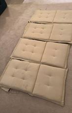 4  beige Teak & Garden stoelkussens, Ophalen of Verzenden, Zo goed als nieuw