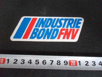 sticker Industriebons FNV  beschikbaar voor biedingen