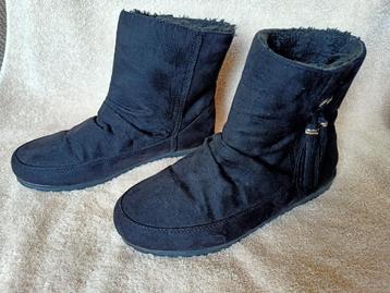 Z.G.A. NIEUW Schoenen Slof / enkellaars zwart Maat 39 beschikbaar voor biedingen