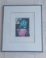 Ingelijste lithografie van Guillaume Corneille uit 1994, Antiek en Kunst, Kunst | Litho's en Zeefdrukken, Ophalen of Verzenden