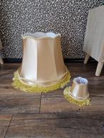 Vintage Hanglamp ! | GOUD/Messing !, Ophalen of Verzenden, Nieuw, Stof, Minder dan 50 cm