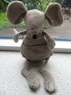Muis of muisje merk SIA zacht grijs velours meet ca 25 cm, Ophalen of Verzenden, Zo goed als nieuw, Overige typen