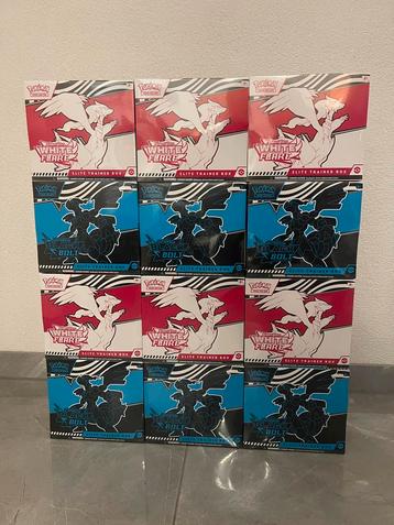 Pokemon White Flare en Black Bolt Elite Trainer Box beschikbaar voor biedingen