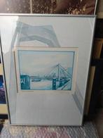Corry Ammerlaan litho 1989 Rotterdam Willemsbrug, Ophalen