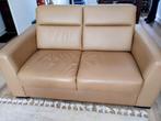 Musterring tweezits leren bank, Huis en Inrichting, Ophalen, 150 tot 200 cm, Tweepersoons, Zo goed als nieuw