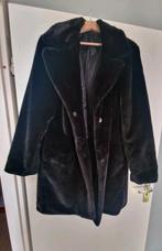 Nep bonte jas, zwart, maat L, Kleding | Dames, Jassen | Winter, Zwart, Maat 42/44 (L), Nieuw, Ophalen of Verzenden