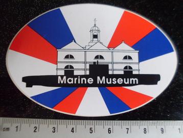 sticker Marine Museum logo leger army beschikbaar voor biedingen