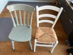 2 Chairs- Solid Wood & Pine - 20 Euros for both 12 each  ., Ophalen, Gebruikt