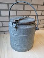 Melkbus melkemmer + deksel vintage, Antiek en Kunst, Ophalen