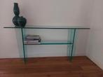 Sitetable, Huis en Inrichting, Tafels | Sidetables, Ophalen, 100 tot 150 cm, Glas, Zo goed als nieuw