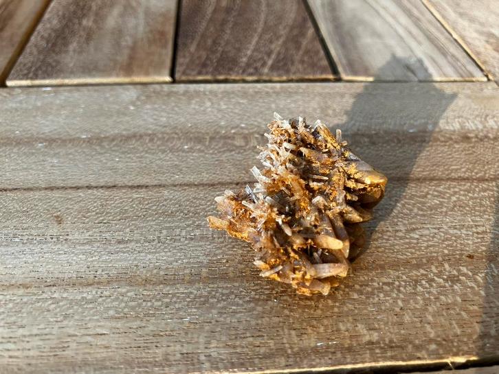 Gipskristal | 3,5 x 3 x 2 cm | 6 gram, Verzamelen, Mineralen en Fossielen, Mineraal, Ophalen of Verzenden