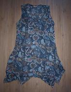 Blauwe Tuniek met Paisleyprint Canda (38), Maat 38/40 (M), Blauw, Ophalen of Verzenden, Gedragen