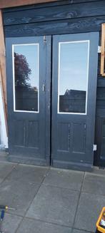 Balkondeuren jaren 30, Doe-het-zelf en Verbouw, Kozijnen en Schuifpuien, Gebruikt, Raamkozijn, Hout, Ophalen
