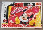 Minnie mouse puzzel 160, Ophalen of Verzenden, Meer dan 50 stukjes, Zo goed als nieuw, 6 jaar of ouder