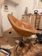Label Hidde Fauteuil - Rugby Cognac Leer, Ophalen, Gebruikt, Leer, 75 tot 100 cm