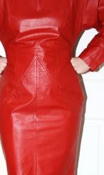 Schitterende Rode Leren Jurk maat M, Kleding | Dames, Maat 38/40 (M), Overige typen, Verzenden, Zo goed als nieuw