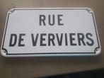 Mooi zwaar emaille naambord Frans, Ophalen of Verzenden