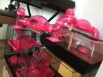 2 hamster hokken verbonden met plastic buizen., Dieren en Toebehoren, Hok, Ophalen, Hamster