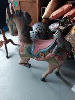Antiek houten carrouselpaard, Ophalen of Verzenden