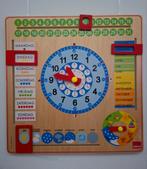 Houten leerkalender - Goula Nieuw staat, Ophalen of Verzenden, Zo goed als nieuw, Taal en Lezen