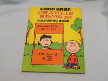 Vintage kleurboek Good grief, Charlie Brown colouring book beschikbaar voor biedingen
