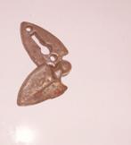 Sleutelplaat met afdekplaatje antiek, Ophalen of Verzenden