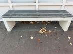 Betonnen bankje met houten zitting, Tuin en Terras, Tuinbanken, Ophalen, Gebruikt