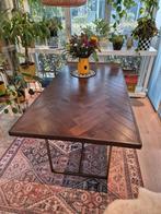 Dutchbone eettafel visgraat 180x90 cm., Huis en Inrichting, Zo goed als nieuw, 150 tot 200 cm, Rechthoekig, 50 tot 100 cm