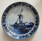 Wandbord delfts blauw molen, Ophalen of Verzenden