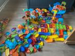 35 VTech Toet Toet Auto's/mega veel wegdelen/speeltorens enz, Ophalen, Gebruikt, Afstandsbediening