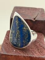 Prachtige ring met lapis lazuli, Ophalen of Verzenden, Dame, Zilver, Kleiner dan 17