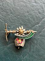 BROCHE OBERSALZBERG BEIEREN PIKHOUWEEL KOEIENBEL EDELWEISS, Verzenden, Zo goed als nieuw, Overige onderwerpen