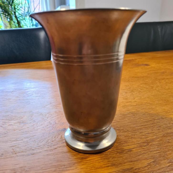 Antieke tinnen beker, Meeuws & Z'n, Den Haag, Antiek en Kunst, Antiek | Tin, Ophalen of Verzenden