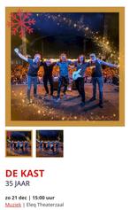 35 jaar De Kast, Tickets en Kaartjes, Concerten | Pop, Twee personen, December