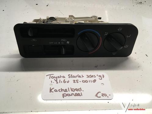 Toyota Startlet 1.3 16v 1997 2500118  Kachelbedieningspaneel, Auto-onderdelen, Dashboard en Schakelaars, Gebruikt, Ophalen of Verzenden
