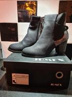 Jumex Zwarte Enkellaarsjes met Hak – Maat 38, Zwart, Lage of Enkellaarzen, Nieuw, Ophalen of Verzenden