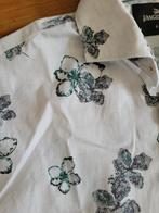VANGUARD bloemen overhemd blouse maat S zgan, Halswijdte 38 (S) of kleiner, Wit, Ophalen of Verzenden, Zo goed als nieuw