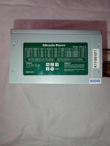  🔌Silenzo Power LPK 16-35 | 600W ATX Computer Voeding ️ beschikbaar voor biedingen