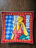 Jacques Tange keramiek bord gelimiteerde uitgave, Antiek en Kunst, Ophalen