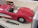 Chevrolet Corvette C1 red 1:18 Bburago Burago Pol, Hobby en Vrije tijd, Modelauto's | 1:18, Bburago, Zo goed als nieuw, Verzenden