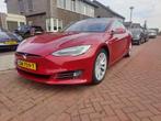 Tesla Model S 2018 Rood SOH 88,3%, Origineel Nederlands, Elektrisch, Vierwielaandrijving, Particulier